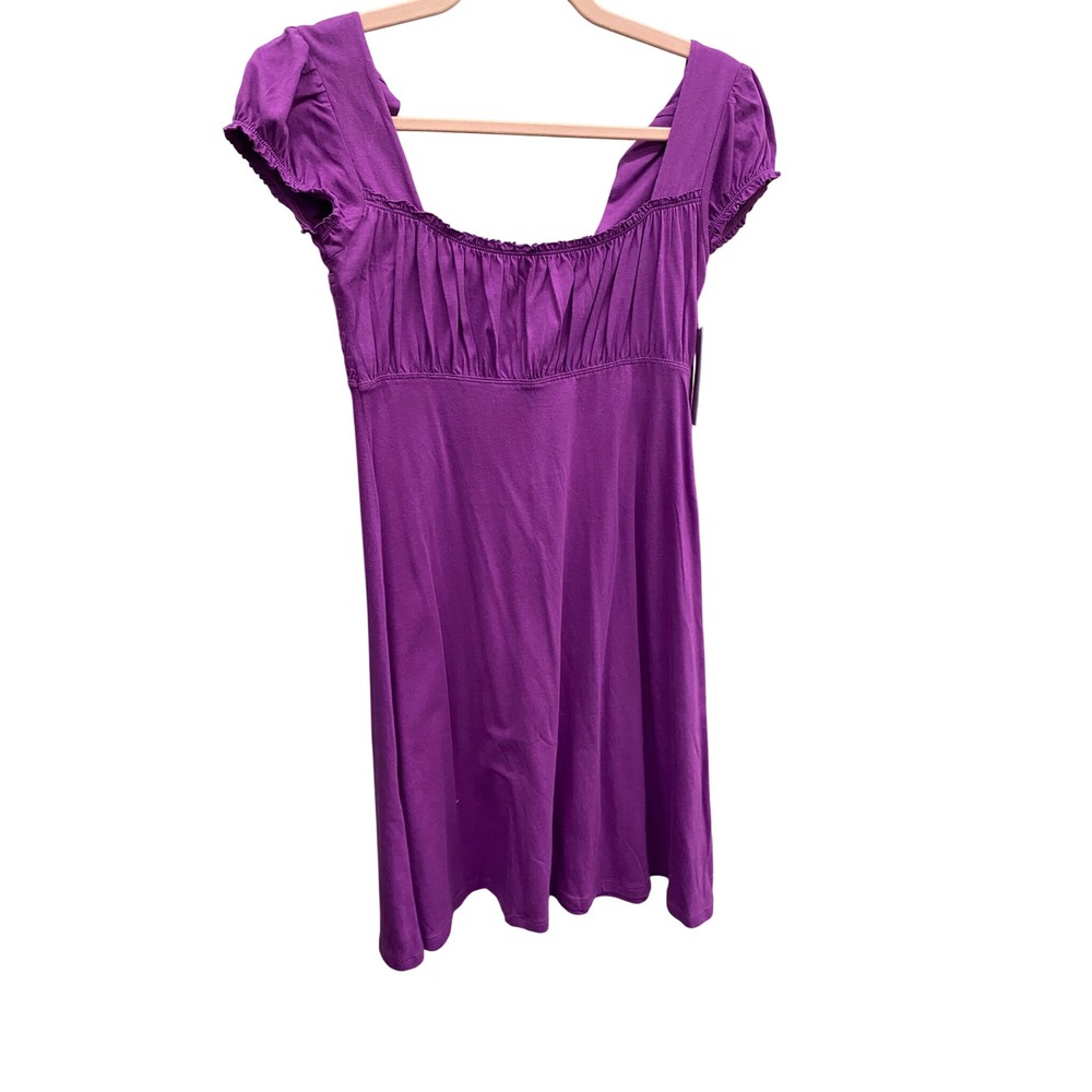 Lei Sundresses Taylor Swift Purple Cotton Mini Dress Juniors Medium cotton y2k